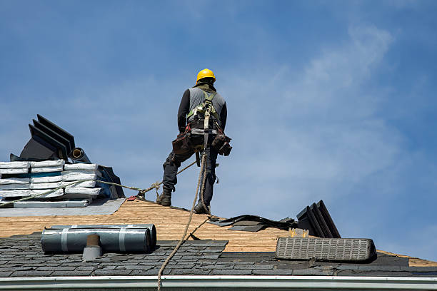 Professional Roof Replacement technician working in Portage, IN